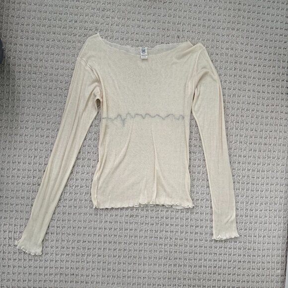 Baserange Tabbys Star Long Sleeve T-Shirt (Off-White, size M) - Picture 6 of 10